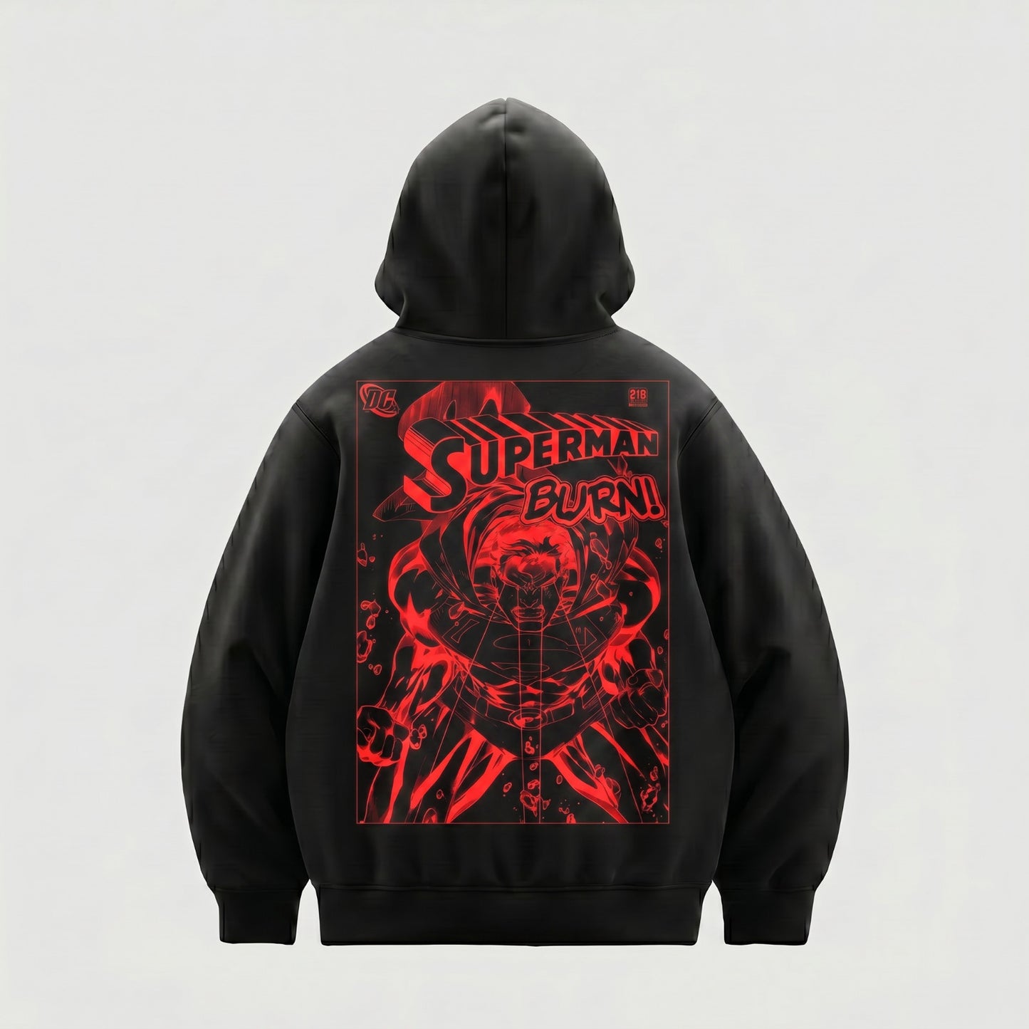 Superman Burn (Superman x Joseph Klibansky) Hoodie Black