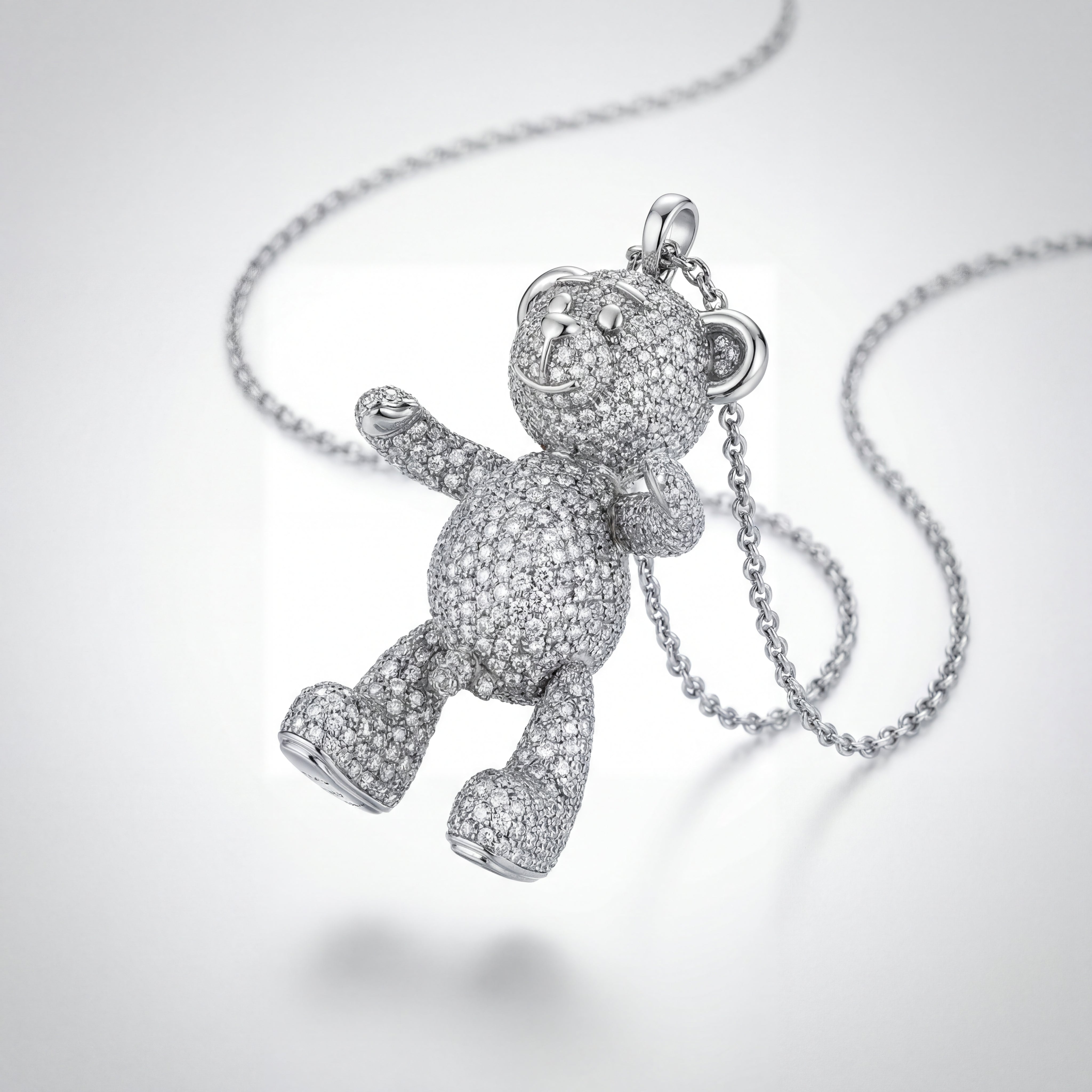 Bare Hug Necklace - White Gold Diamonds, Paved – Joseph Klibansky