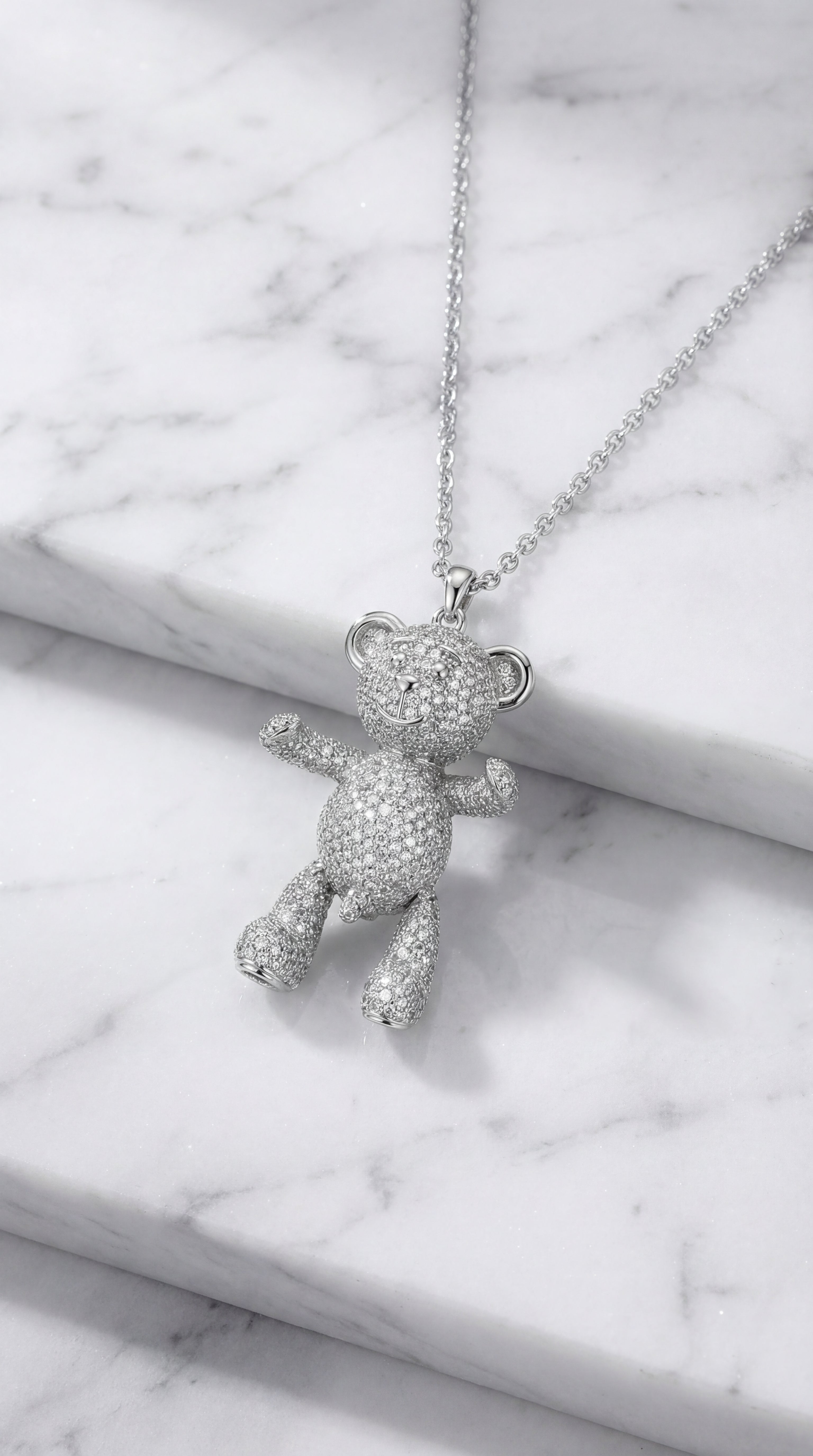 Bare Hug Necklace - White Gold Diamonds, Paved – Joseph Klibansky