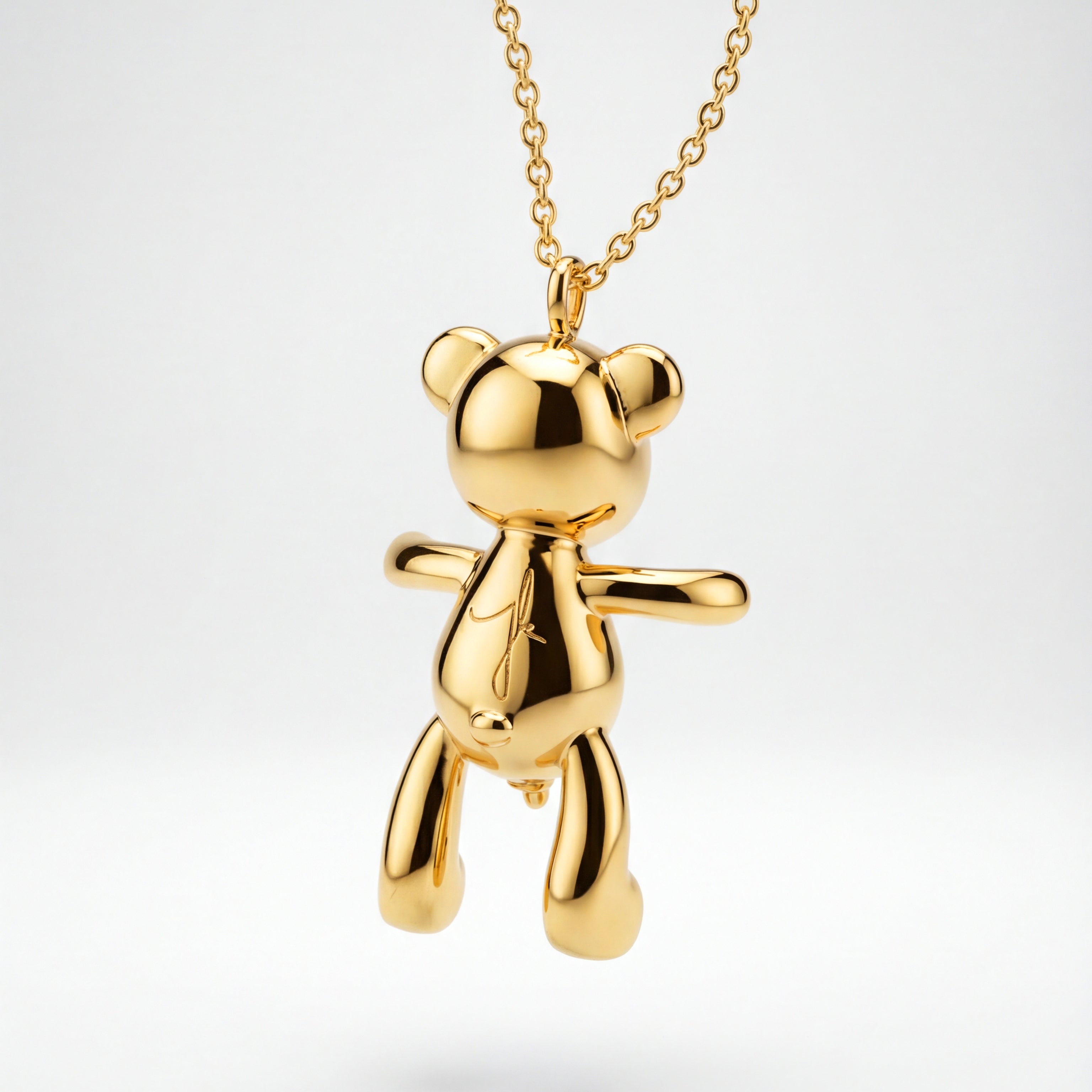 Bare Hug Necklace - Yellow Gold, small (25 mm) – Joseph Klibansky