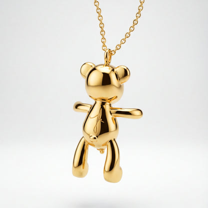 Bare Hug Necklace - Yellow Gold, small (25 mm)