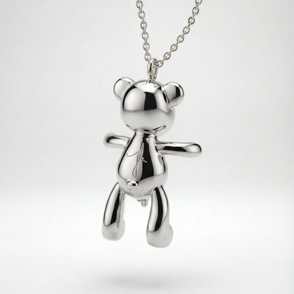 White Gold - Bare Hug Necklace - Small (25 mm)