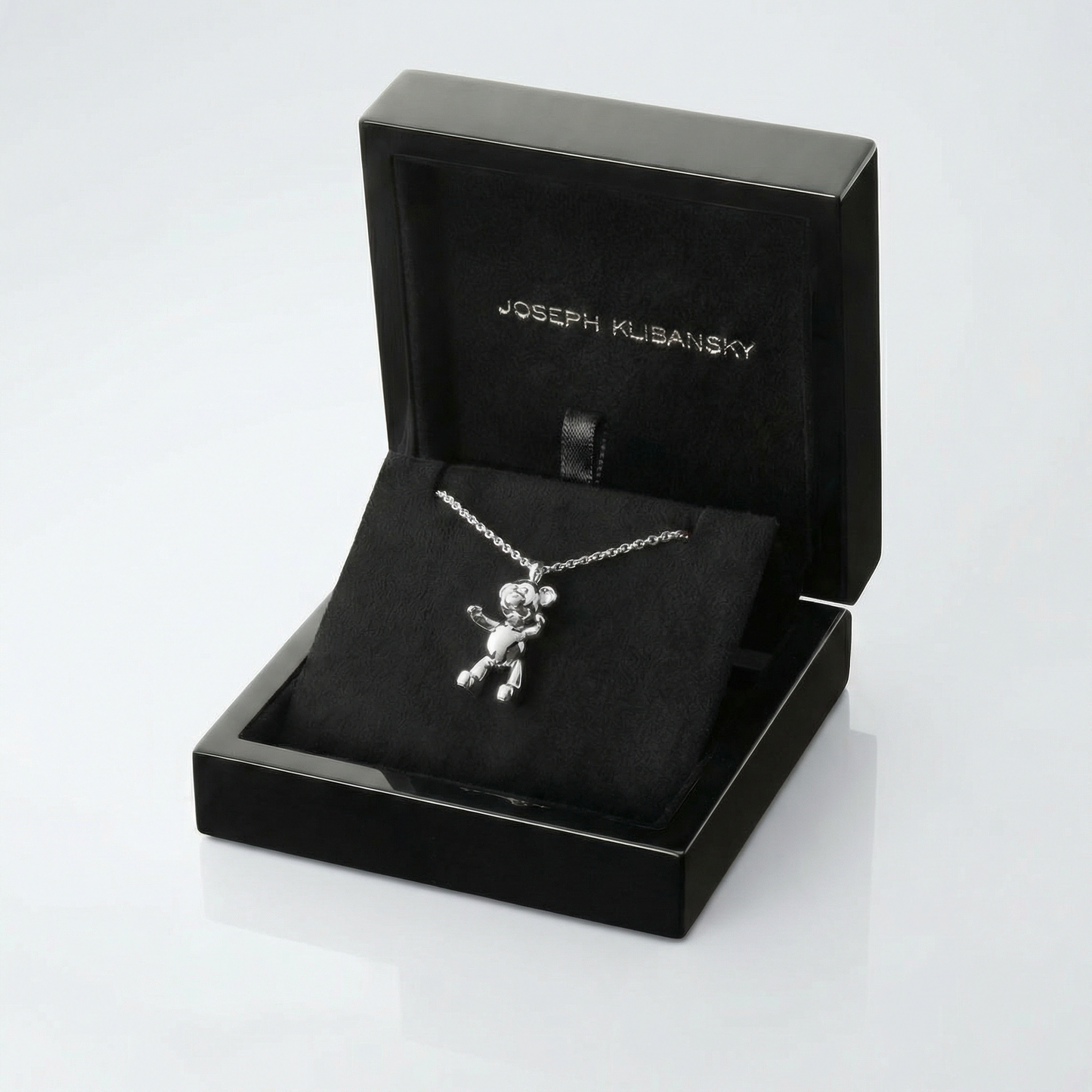 White Gold - Bare Hug Necklace - Small (25 mm)