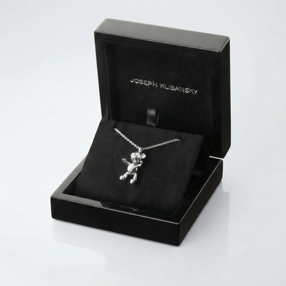 White Gold - Bare Hug Necklace - Small (25 mm)