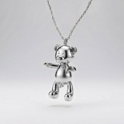 White Gold - Bare Hug Necklace - Small (25 mm)