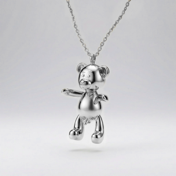 Bare Hug Necklace - White Gold, small (25 mm) – Joseph Klibansky