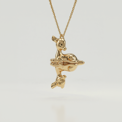 Reflections of Youth - Necklace - Yellow