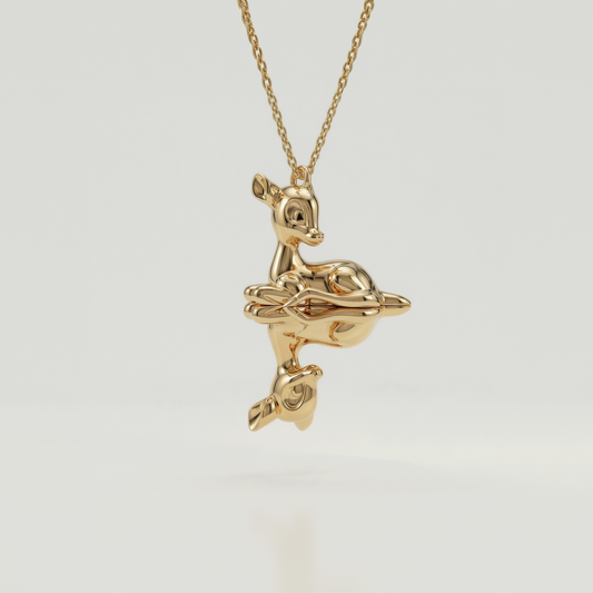 Reflections of Youth - Necklace - Yellow