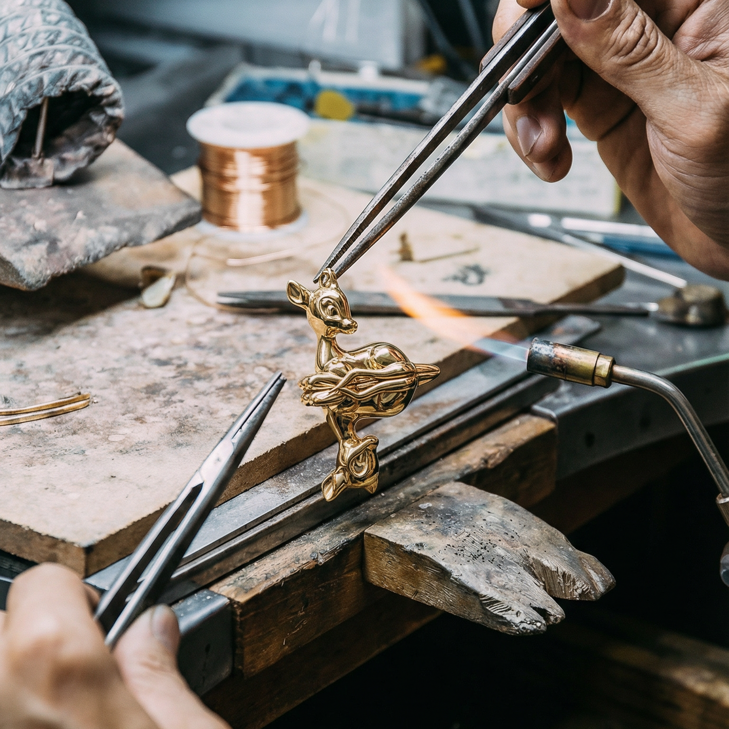 Reflections of Youth - Necklace - Yellow