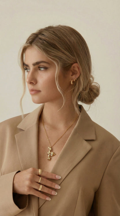 Reflections of Youth - Necklace - Yellow