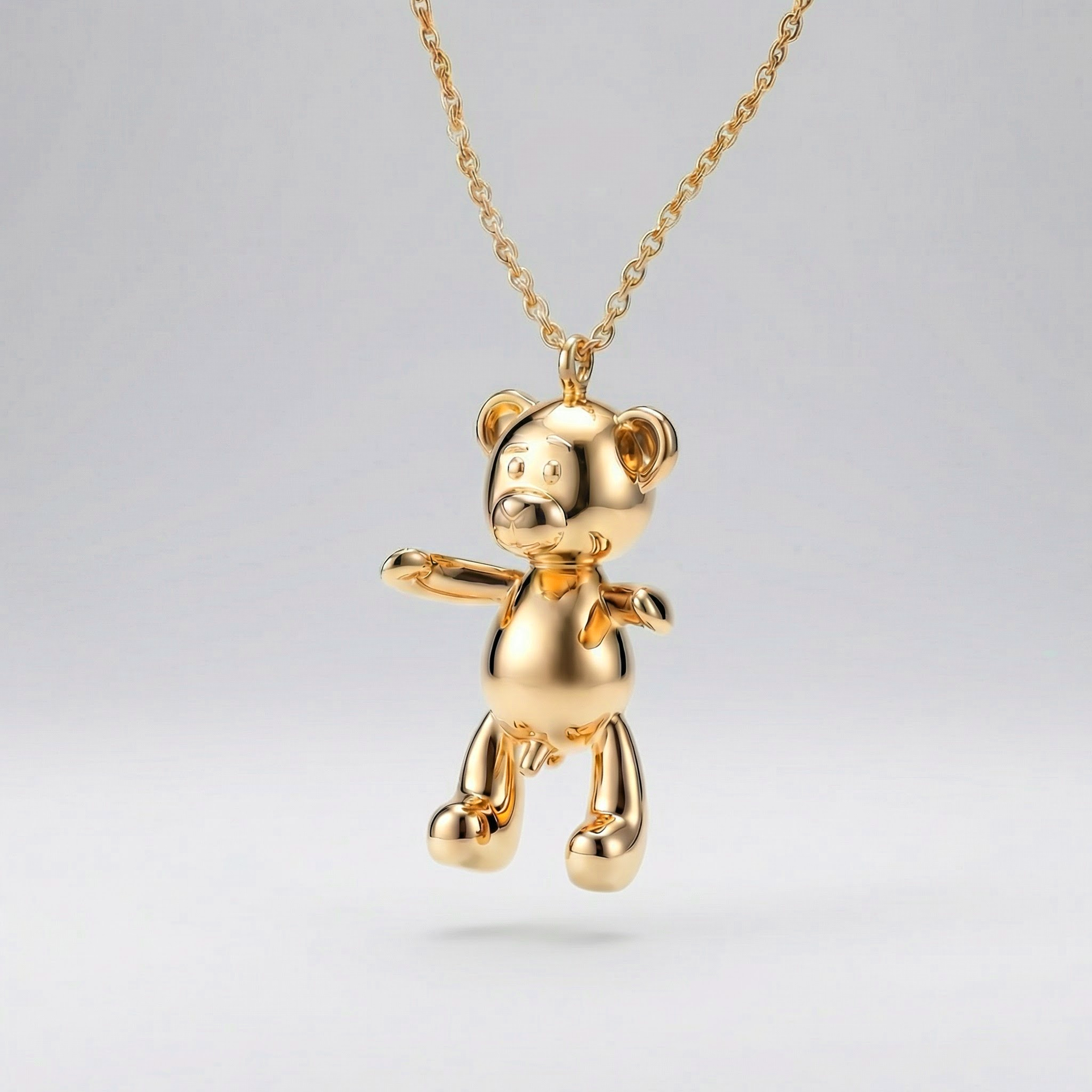 Bare Hug Necklace - Yellow Gold, small (25 mm) – Joseph Klibansky