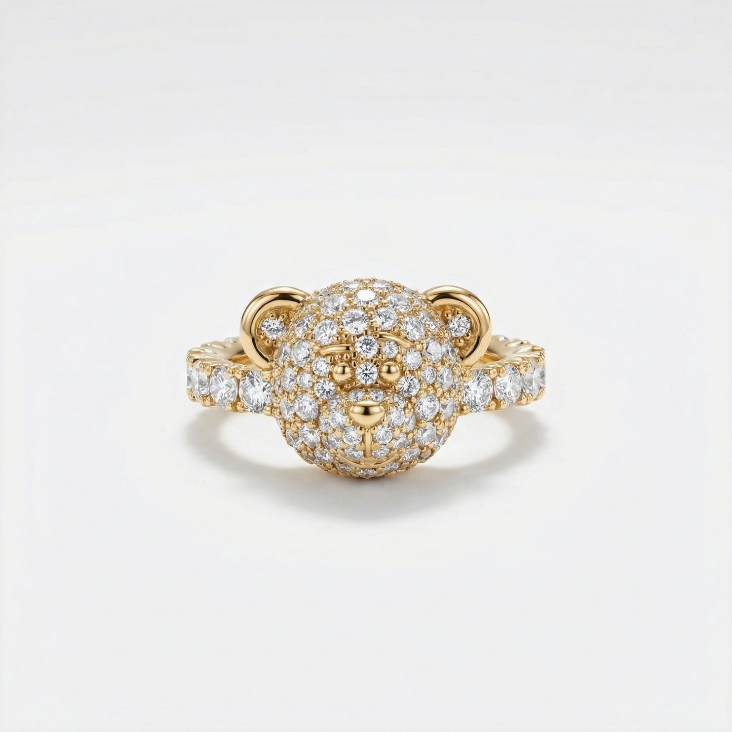 Bare Hug - Ring, Diamonds, Paved