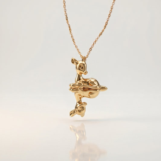 Reflections of Youth - Necklace - Yellow