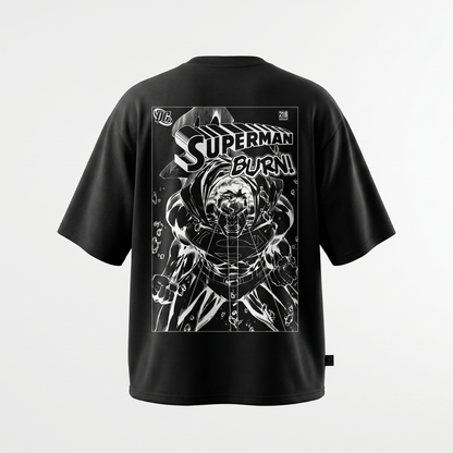 Superman Burn (Superman x Joseph Klibansky) T-Shirt Black