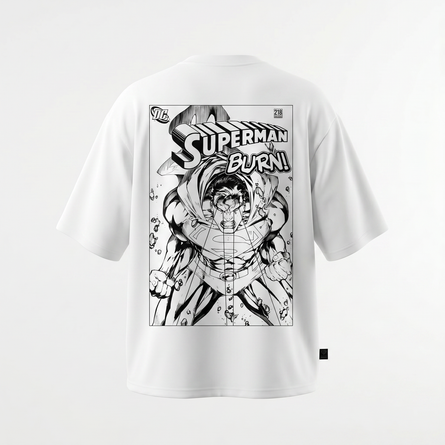 Superman Burn (Superman x Joseph Klibansky) T-Shirt White