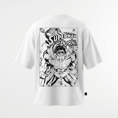 Superman Burn (Superman x Joseph Klibansky) T-Shirt White