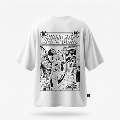 Supergirl Kiss (Superman x Joseph Klibansky) T-Shirt White