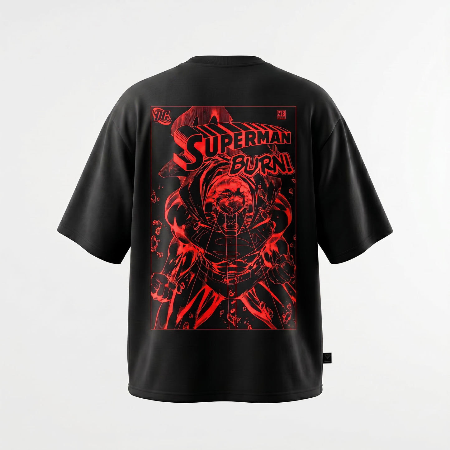 Superman Burn (Superman x Joseph Klibansky) T-Shirt Black