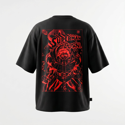Superman Burn (Superman x Joseph Klibansky) T-Shirt Black