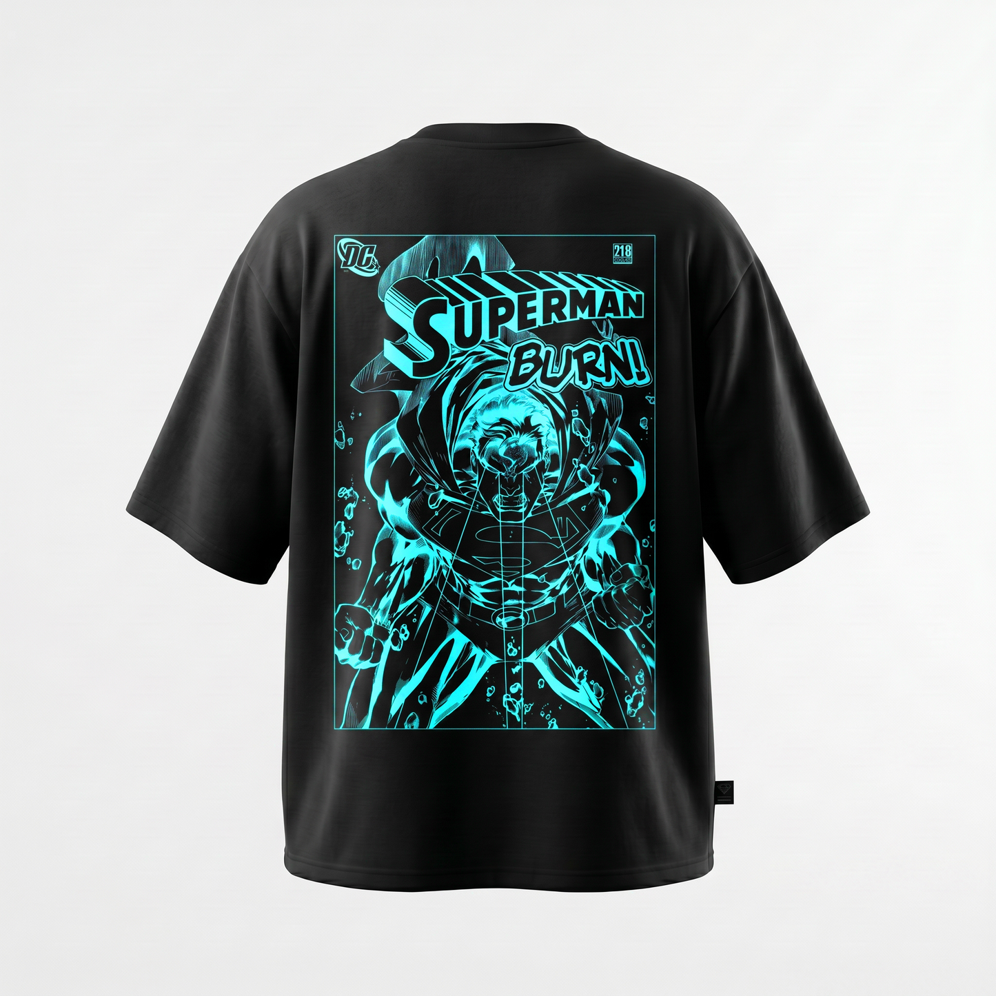 Superman Burn (Superman x Joseph Klibansky) T-Shirt Black