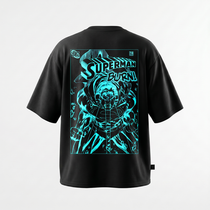 Superman Burn (Superman x Joseph Klibansky) T-Shirt Black