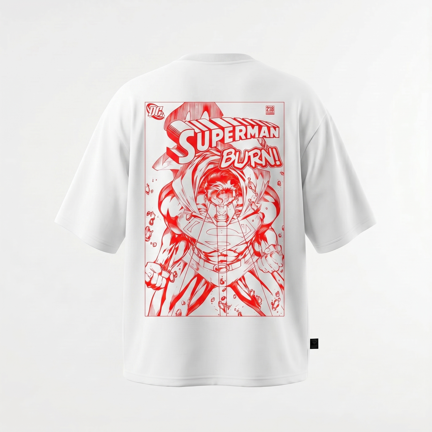 Superman Burn (Superman x Joseph Klibansky) T-Shirt White