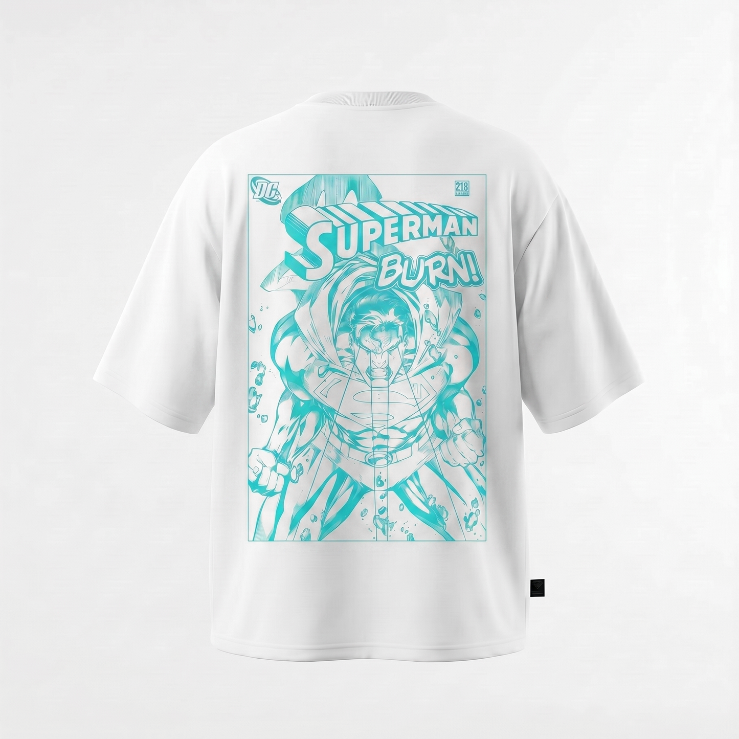 Superman Burn (Superman x Joseph Klibansky) T-Shirt White