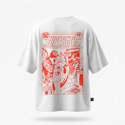 Supergirl Kiss (Superman x Joseph Klibansky) T-Shirt White