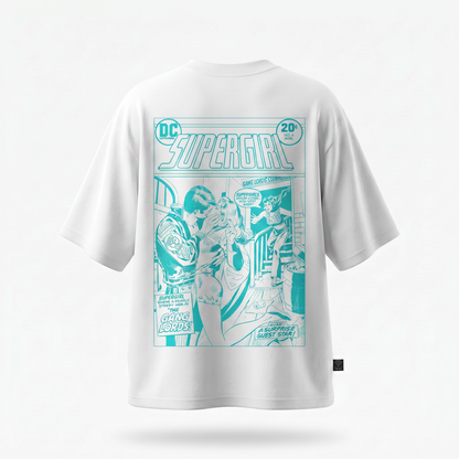 Supergirl Kiss (Superman x Joseph Klibansky) T-Shirt White