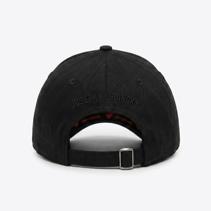 Black Baseball Cap Lockup Logo (Superman x Joseph Klibansky)