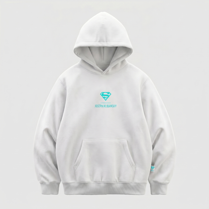 Lockup Logo (Superman x Joseph Klibansky) Hoodie White