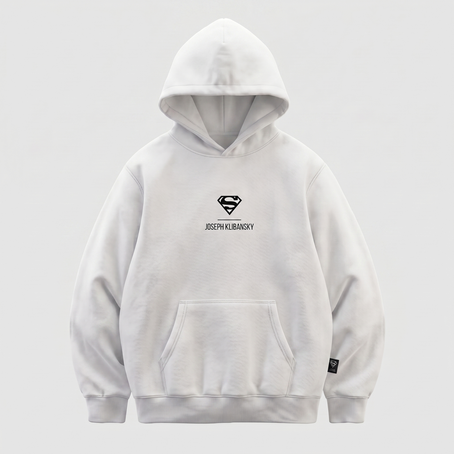 Lockup Logo (Superman x Joseph Klibansky) Hoodie White