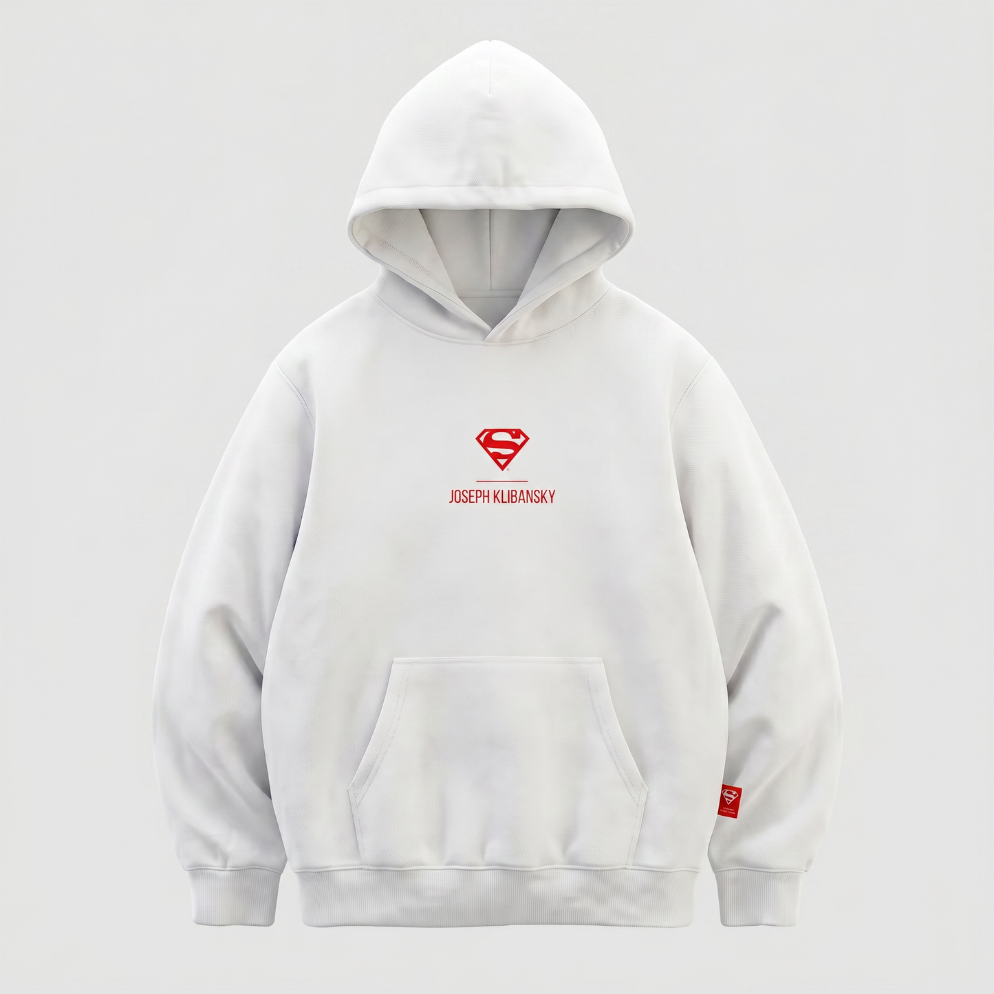 Lockup Logo (Superman x Joseph Klibansky) Hoodie White
