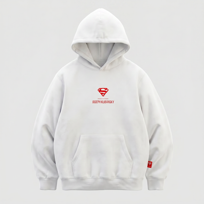 Superman Burn (Superman x Joseph Klibansky) Hoodie White