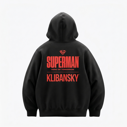 Superman Hero of Tomorrow (Superman x Joseph Klibansky) Hoodie Black
