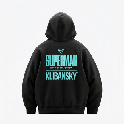 Superman Hero of Tomorrow (Superman x Joseph Klibansky) Hoodie Black