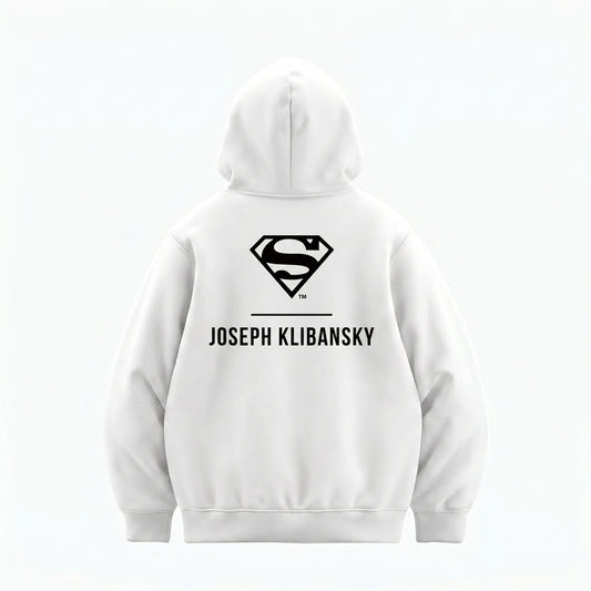 Lockup Logo (Superman x Joseph Klibansky) Hoodie White