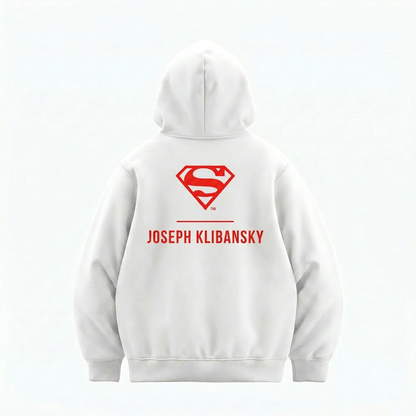 Lockup Logo (Superman x Joseph Klibansky) Hoodie White