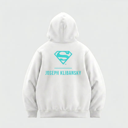 Lockup Logo (Superman x Joseph Klibansky) Hoodie White