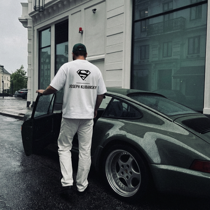 Lockup Logo (Superman x Joseph Klibansky) T-Shirt White